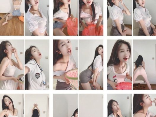 快手小熊酱表情舞直播录屏,美貌和实力并存的她